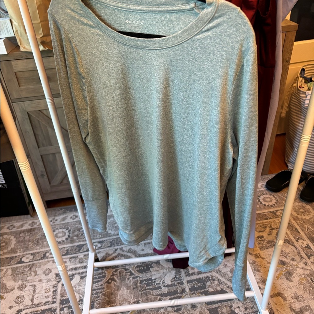 Athleta Light Gray Women's Sweatshirt